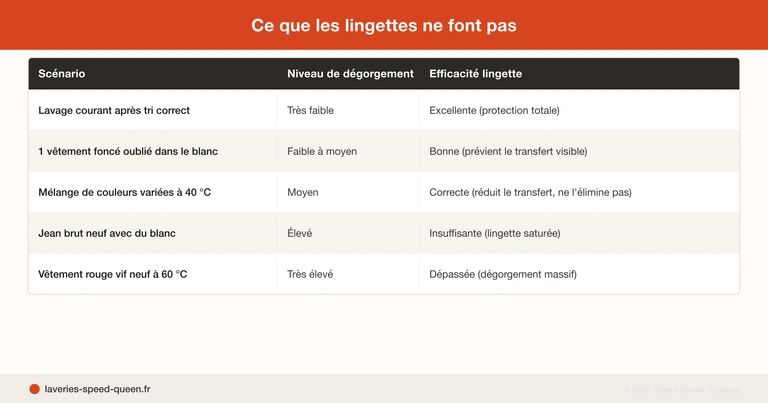 Lingettes anti-décoloration : fonctionnement, efficacité et avis honnête