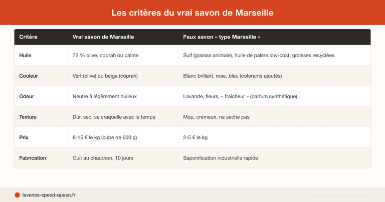 Savon de Marseille et linge : vrais usages comme détachant et pièges de la lessive maison